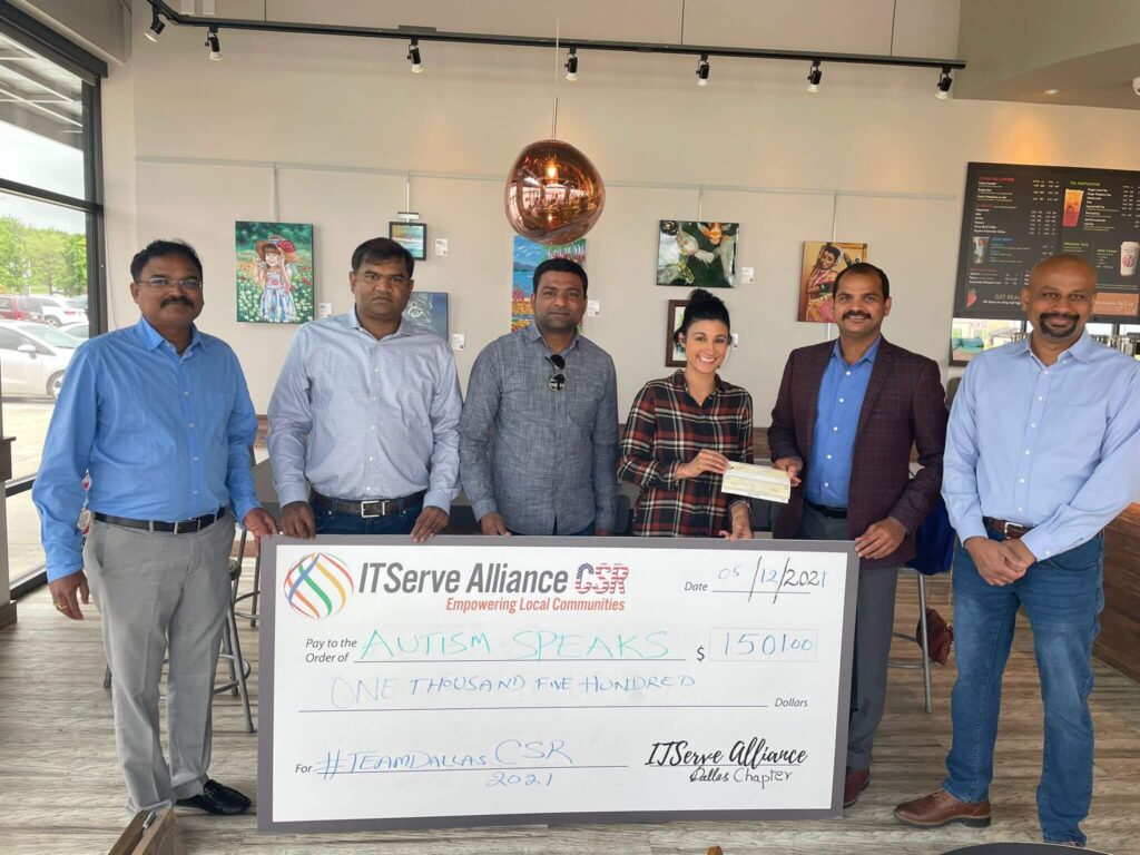 Donated $1500 and to help spreading Autism Awareness