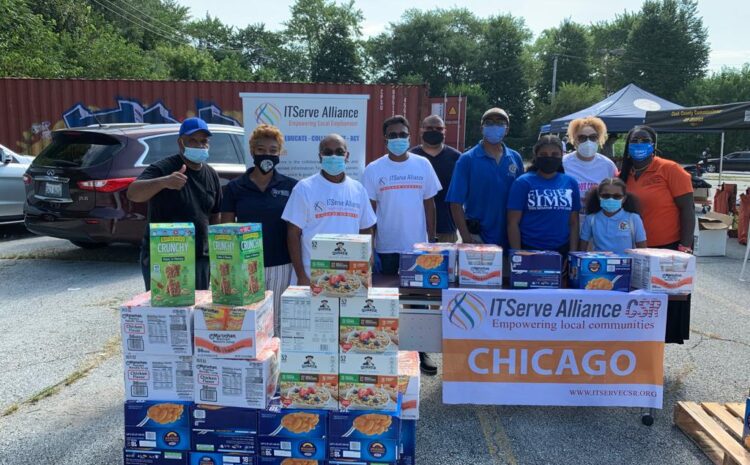 ITSERVE Chicago CSR had it’s 5th food drive today at Chicago, IL