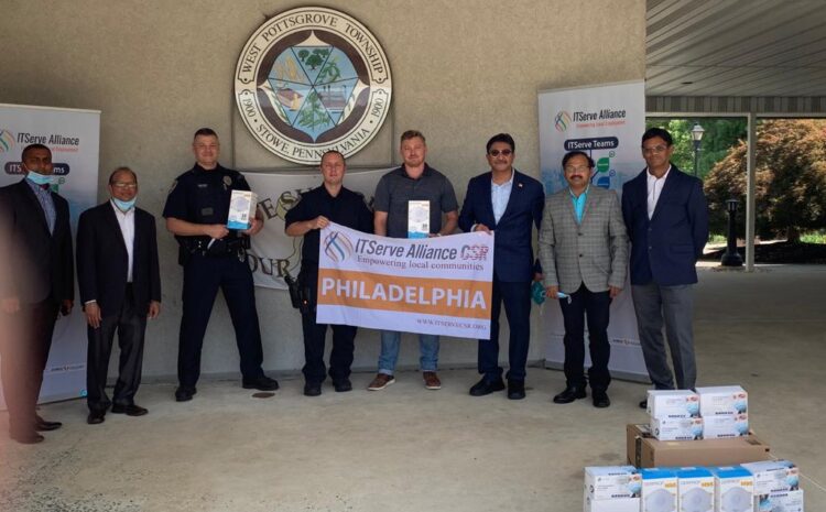 Donated 95 and Surgical masks to West Pottsgrove Township’s first responders.