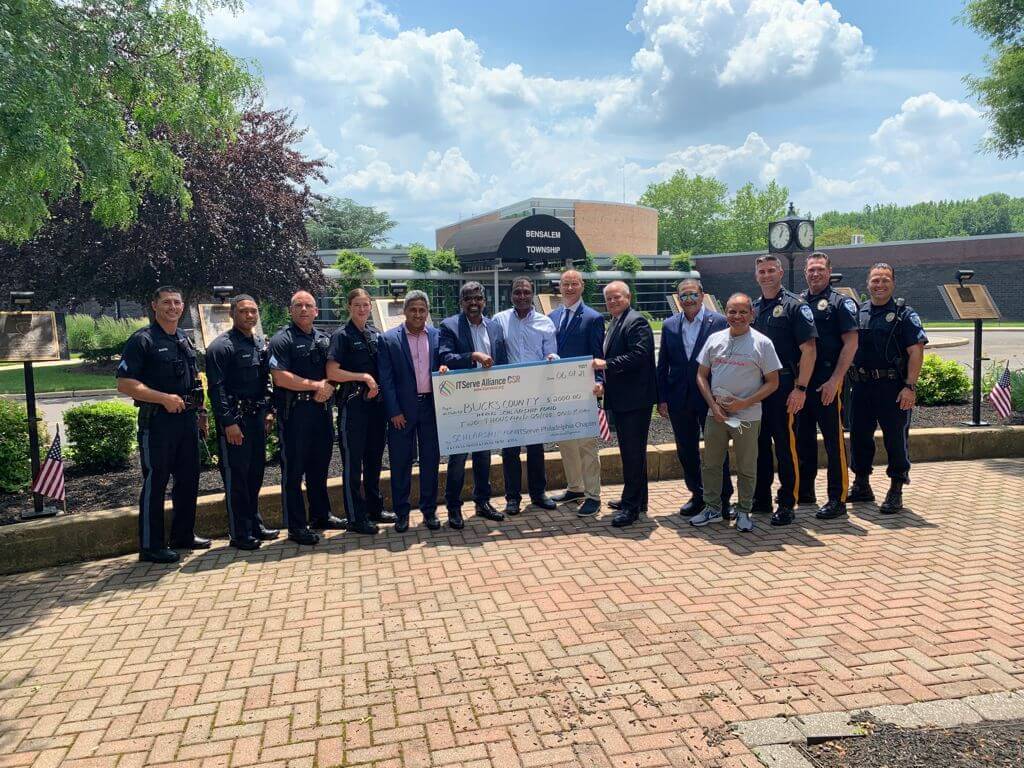 Team Philadelphia Donated $2000 to support the “Bucks County Heroes Scholarship Fund” as a part of our CSR Activity
