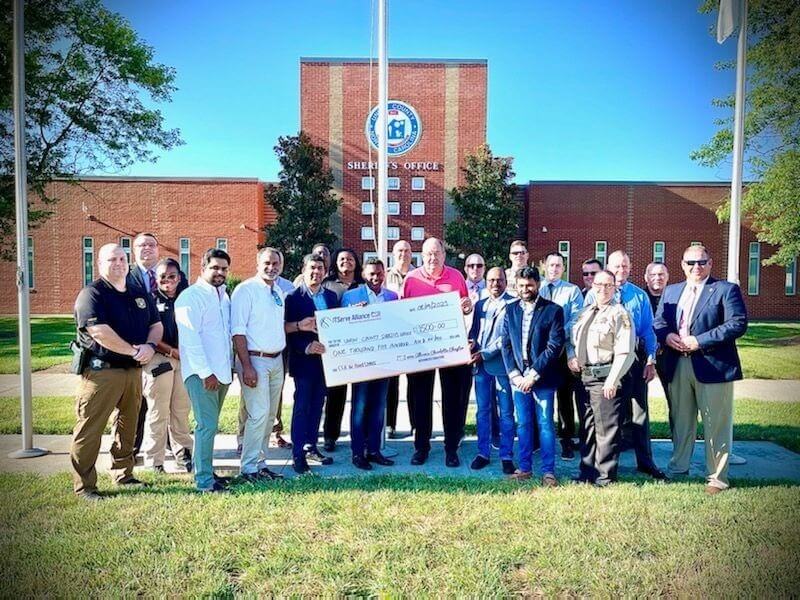Team Charlotte Donated $1500 to  Union County Sheriffs Office for their dedicated service