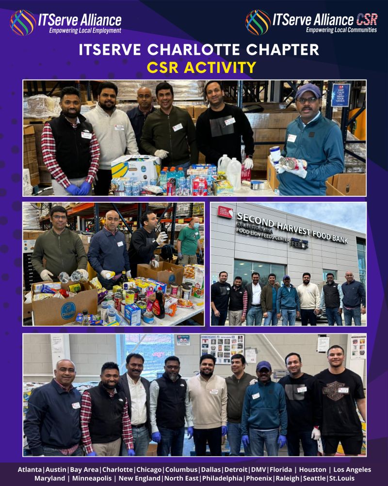 Volunteering at its finest! The 𝐈𝐓𝐒𝐞𝐫𝐯𝐞 𝐂𝐡𝐚𝐫𝐥𝐨𝐭𝐭𝐞 𝐂𝐡𝐚𝐩𝐭𝐞𝐫