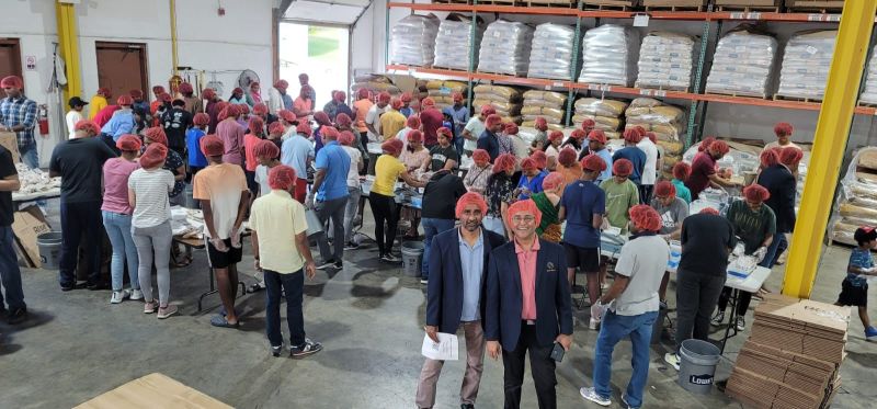 Team DMV successfully finished their August CSR Volunteer event at Rise Against Hunger