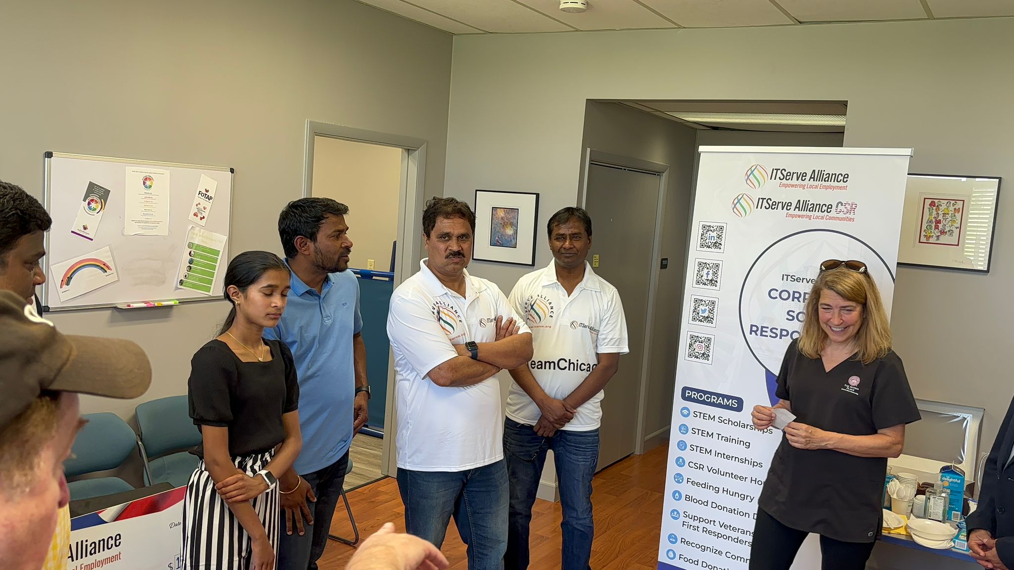 ITServe Chicago Chapter Check Donation to Autism Families through FOTAP