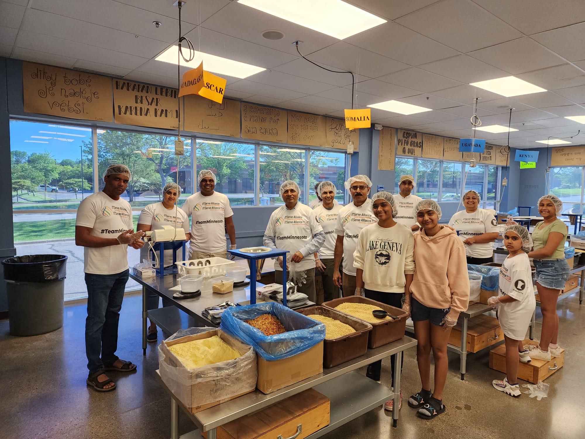 ITServe Minneapolis Volunteering at Feed My Starving Children