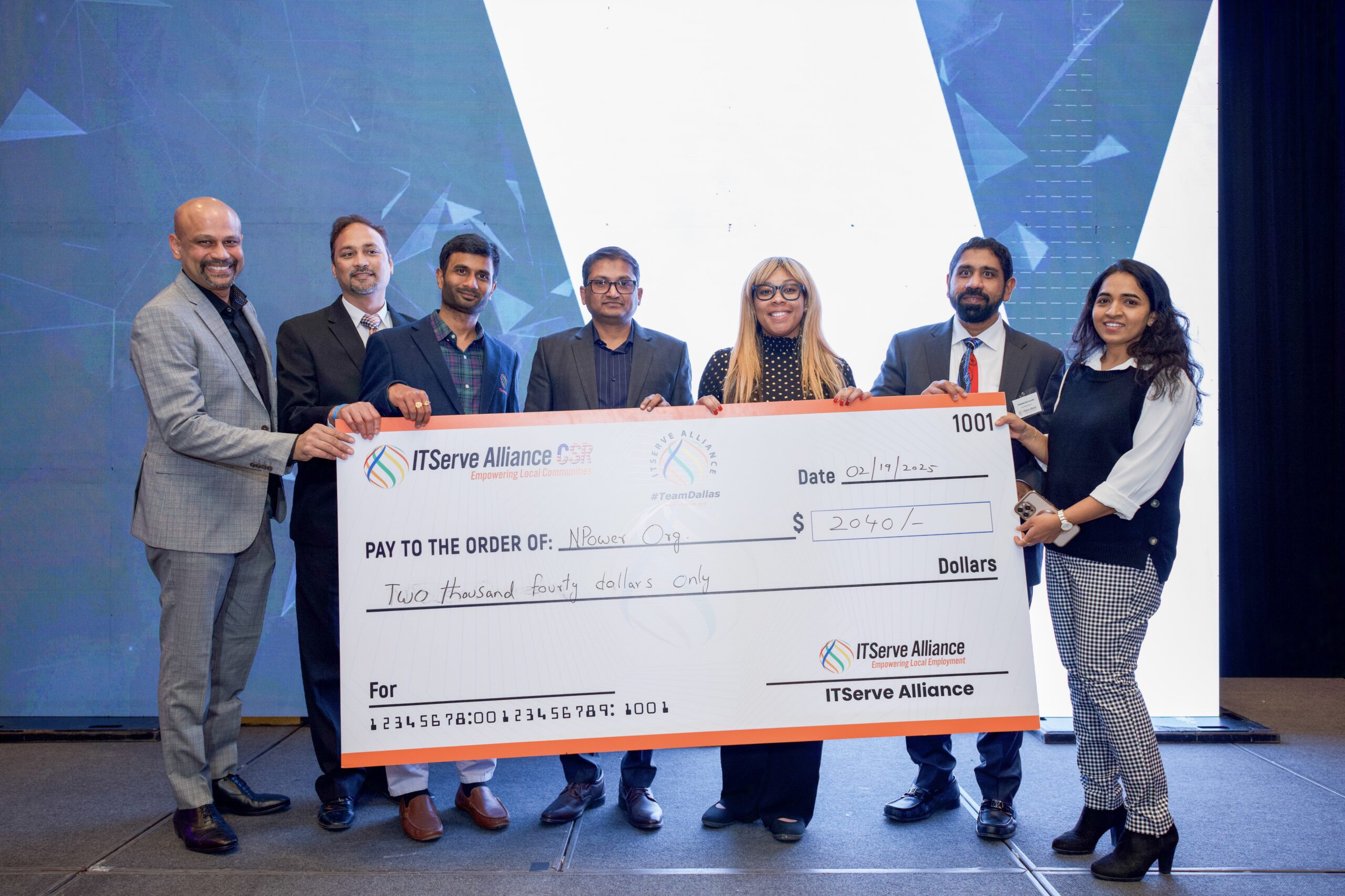 ITServe Dallas Chapter Drives Community Impact through CSR Donation to NPower