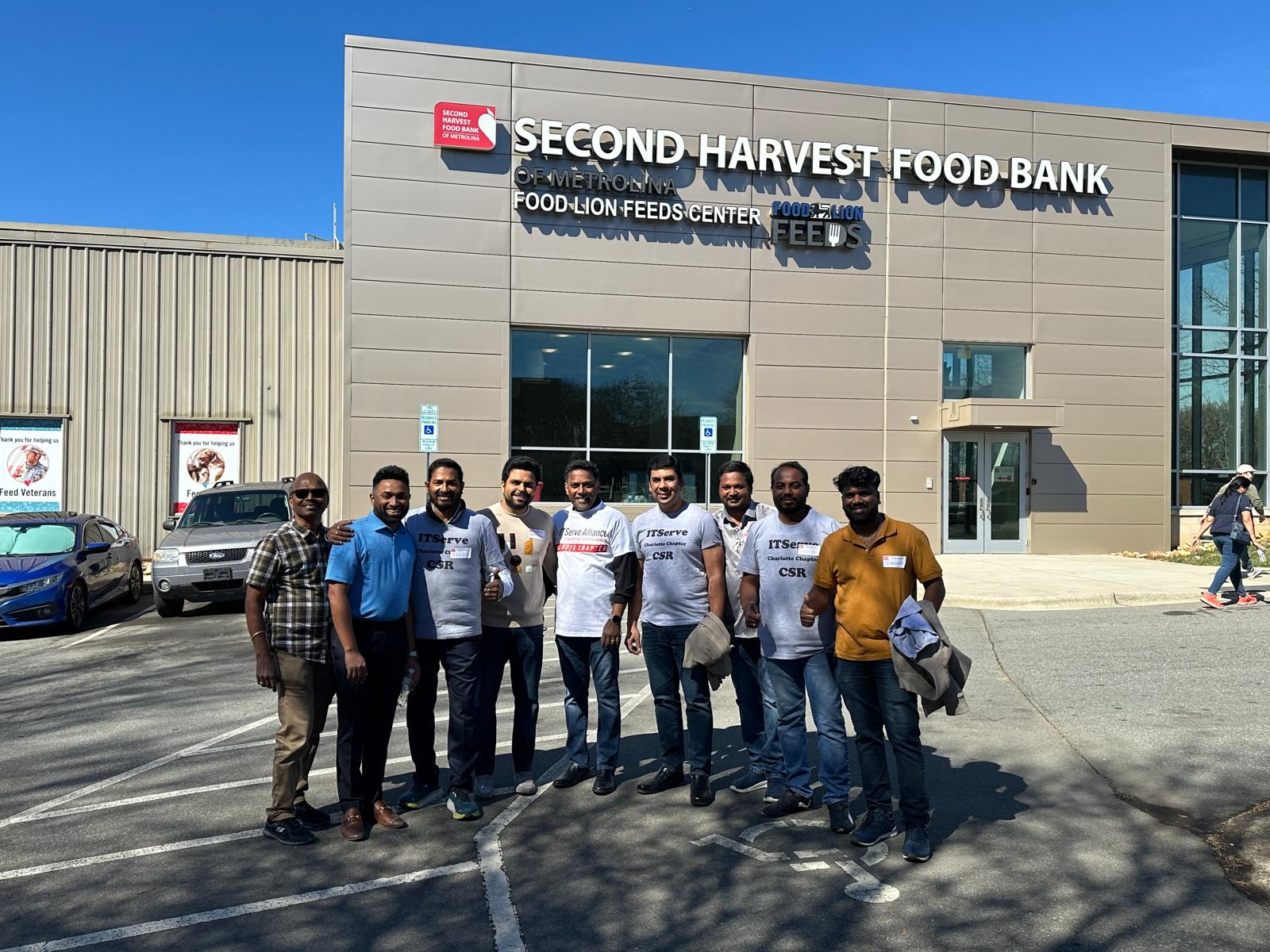 ITServe Charlotte Chapter Volunteers for CSR Food Packing to Support the Community