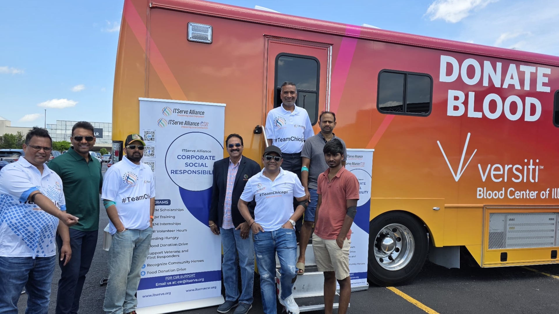 ITServe Chicago Chapter CSR Activity – Blood Drive