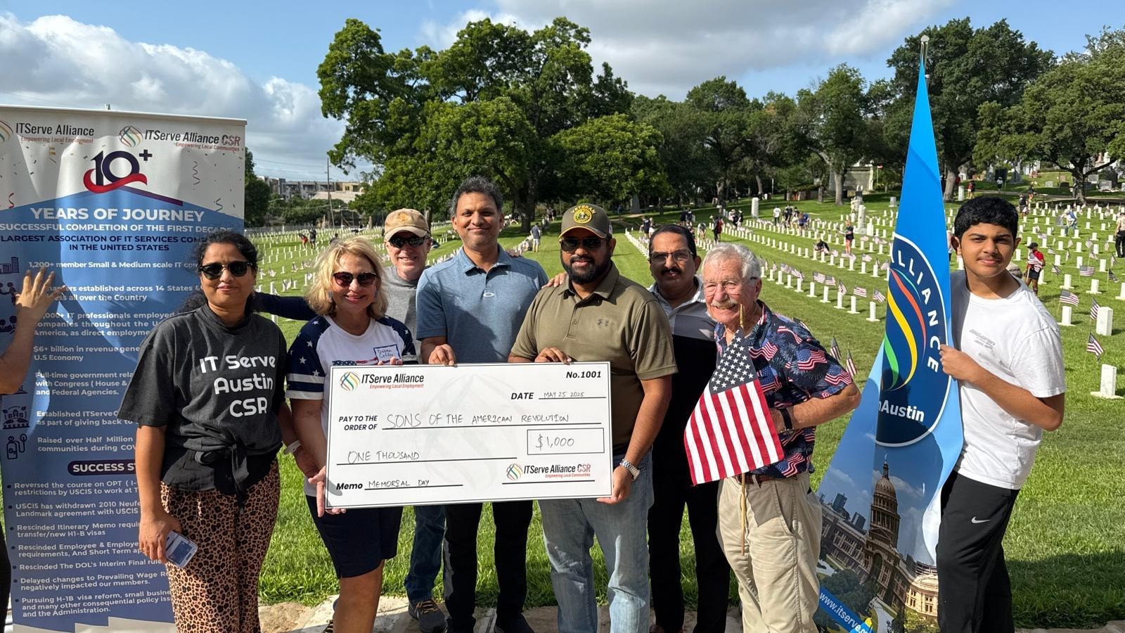 ITServe Austin Chapter Honors Veterans and Families through Memorial Day CSR Initiative