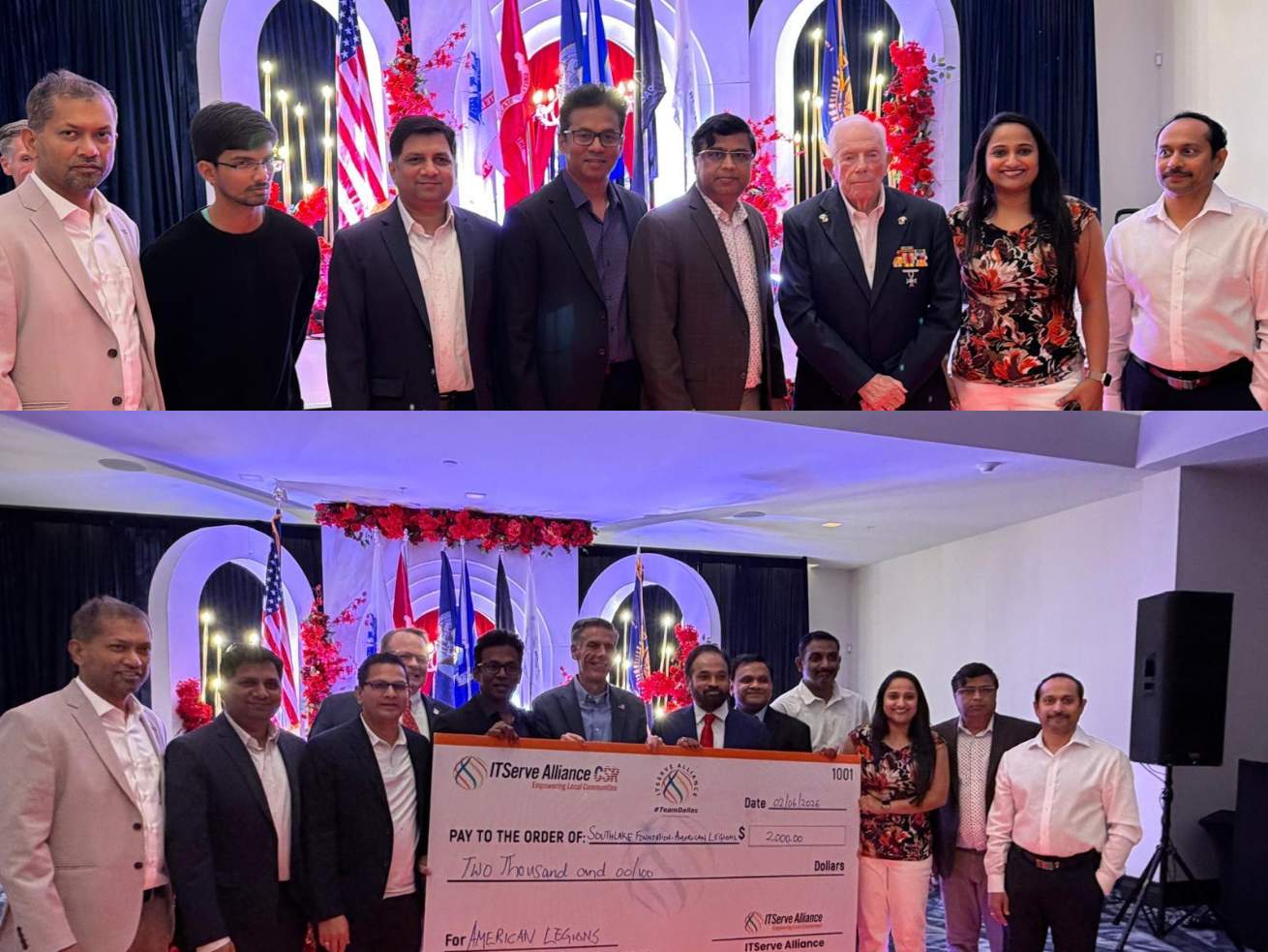 ITServe Dallas Chapter Donates $2,000 to American Legion